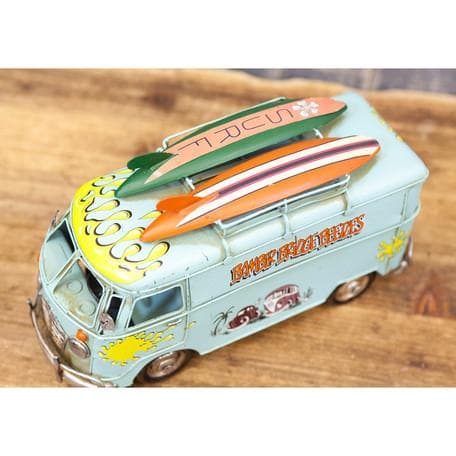 ビンテージ ブリキカー サーフ バス AZ-6873/27cm オブジェ