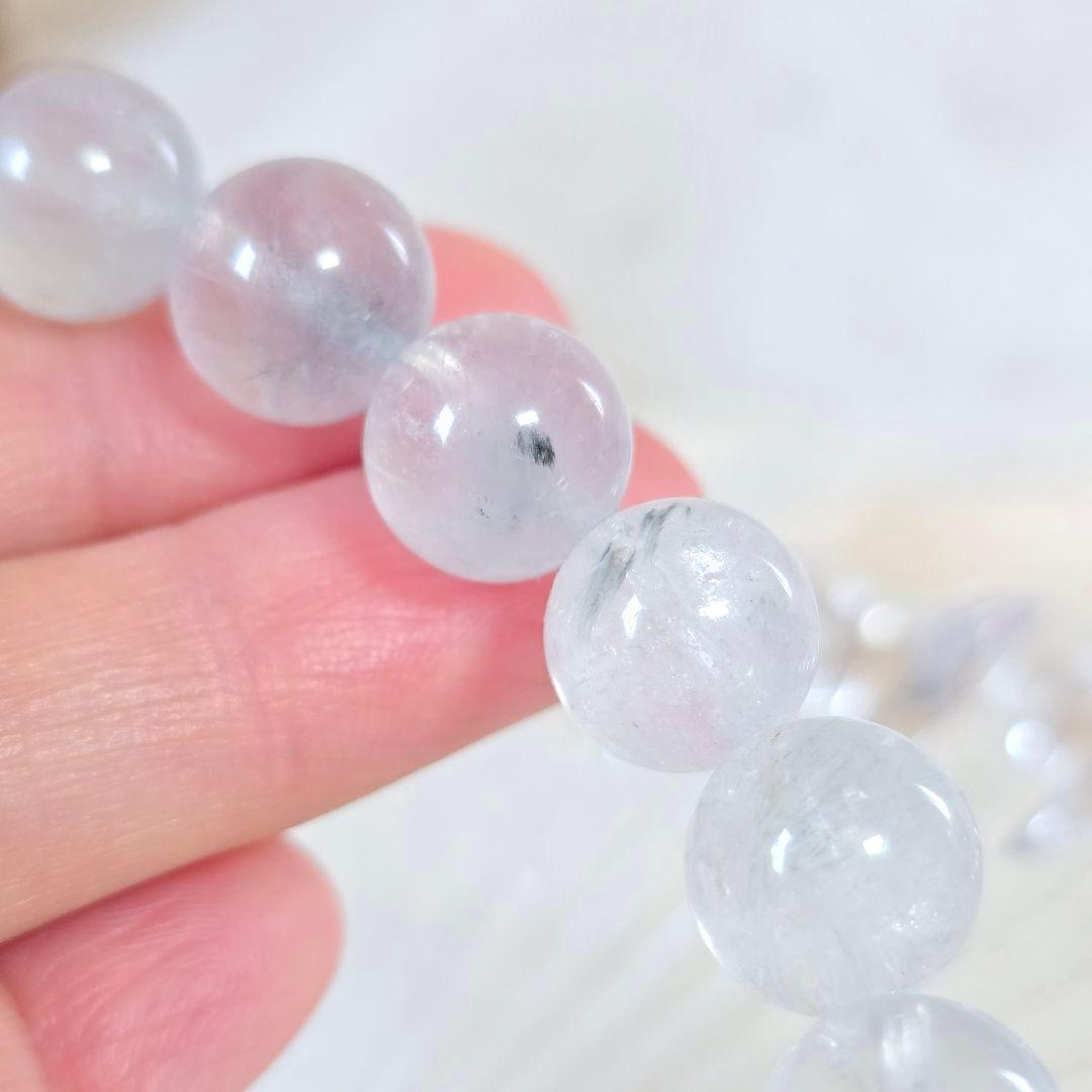天然石 ブルーラビットヘアルチルクォーツ ブレスレット
