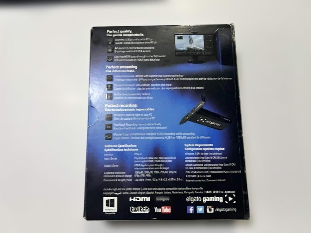 Elgato HD60 Pro キャプチャーボード 2枚セット 動作確認済み