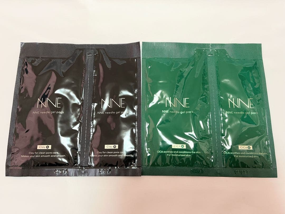 新品★4ヶ月分★炭酸ニードル　NNE 黒パック・緑パック 各8枚セット