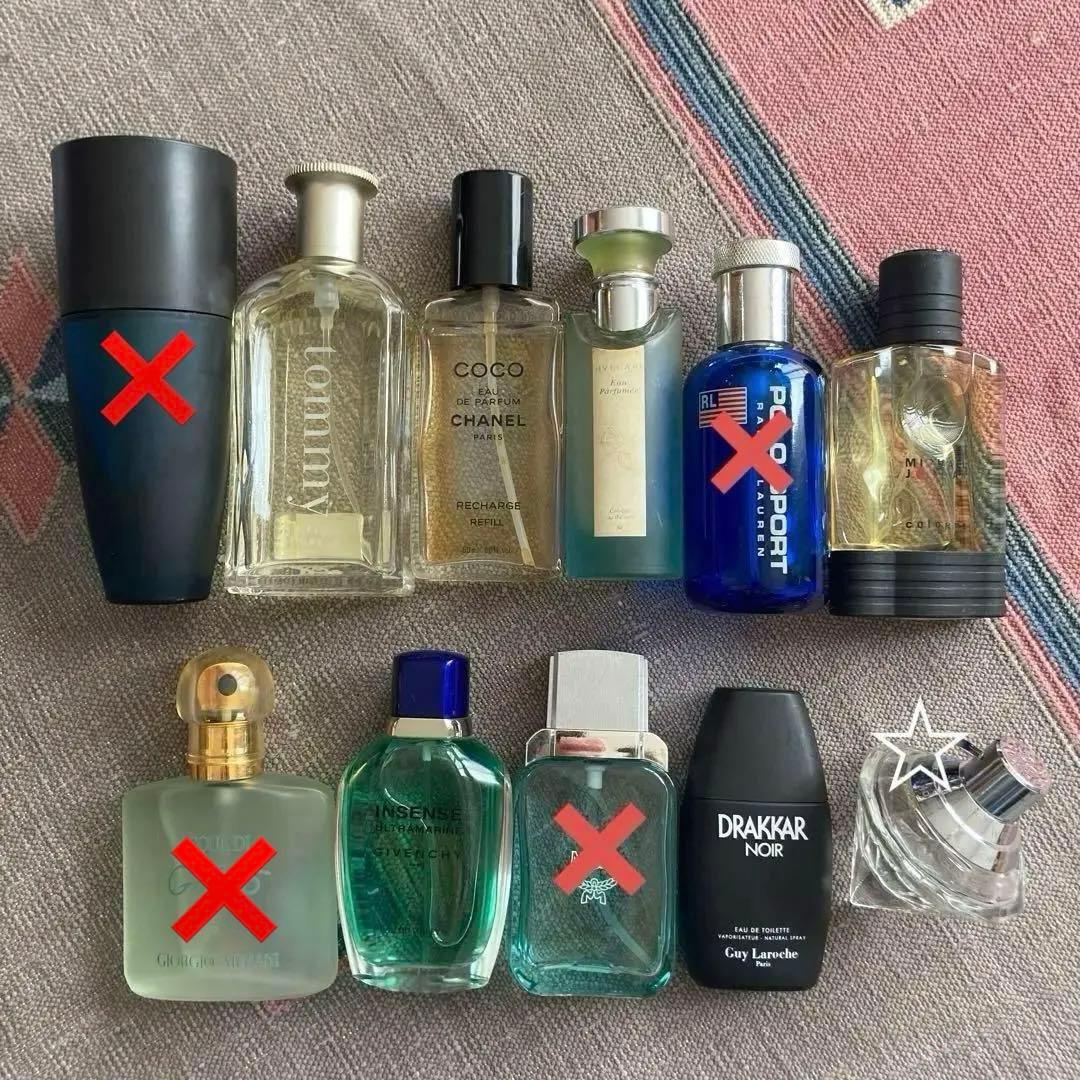 【香水おまとめ】6点セット シャネル トミー ジョーダン ドラッカー ジョルジオ