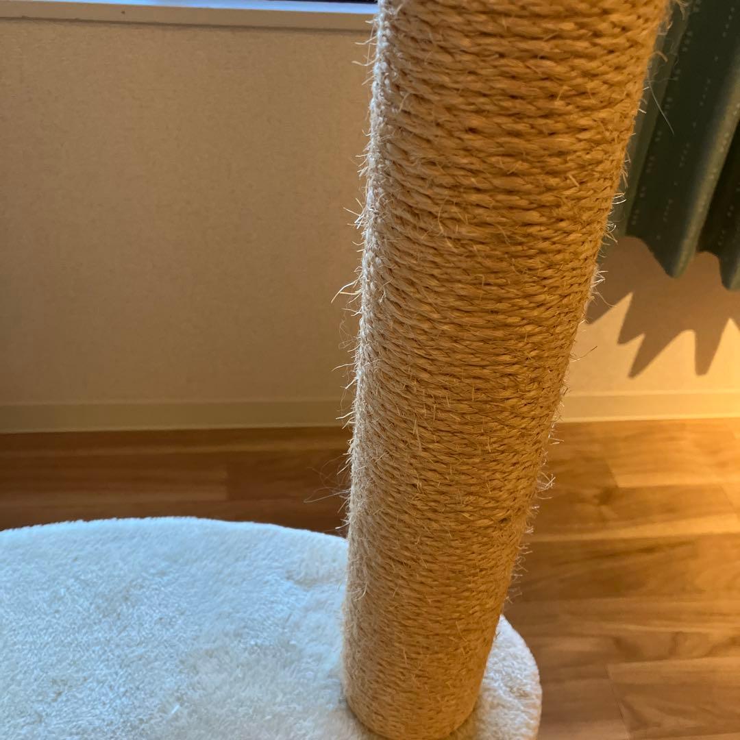 Mau 隠れ家付きキャットタワー ミルキーエッグ 約150cm