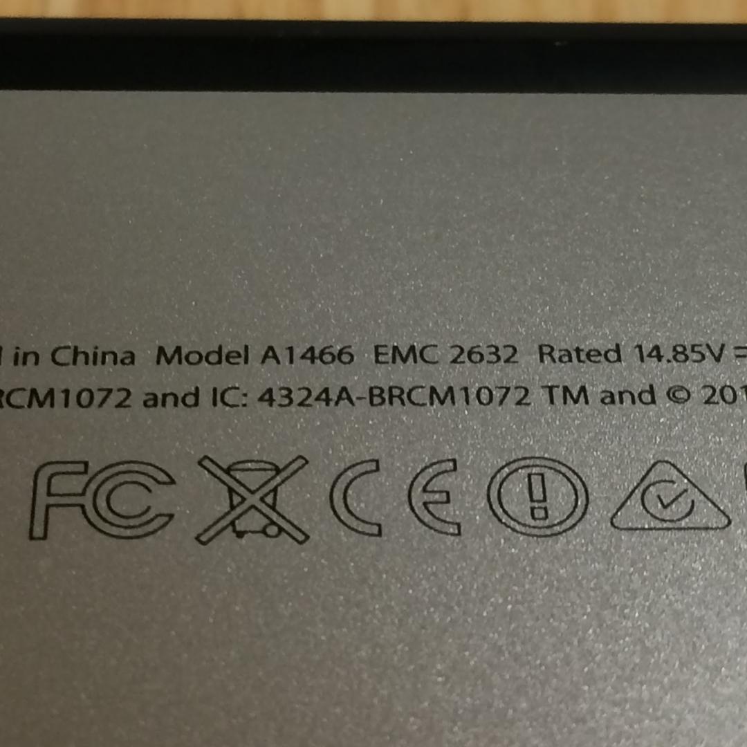 MacBook本体 MacBook Air (13-inch, Early2014) 4G/128G