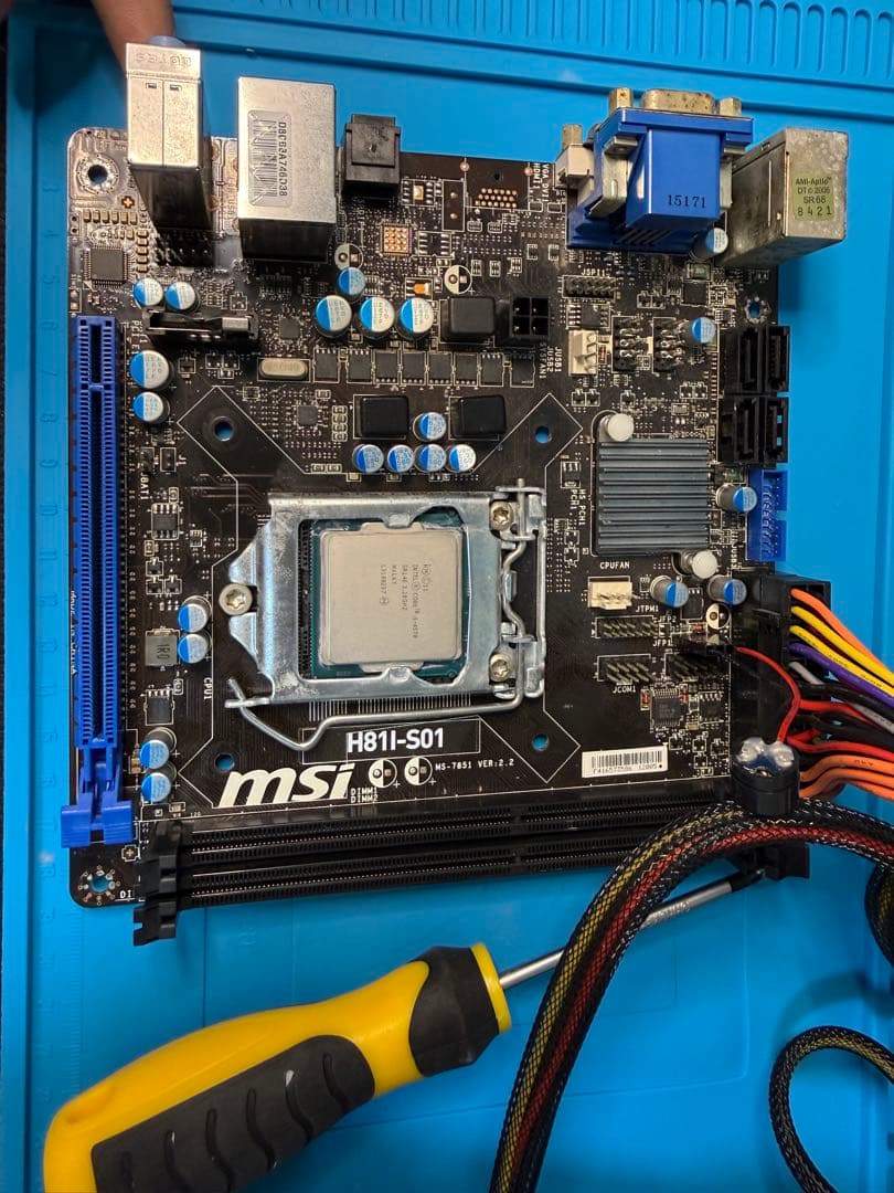 動作確認済み MSI H81+CPU i5 4570＋クーラー＋DDR3