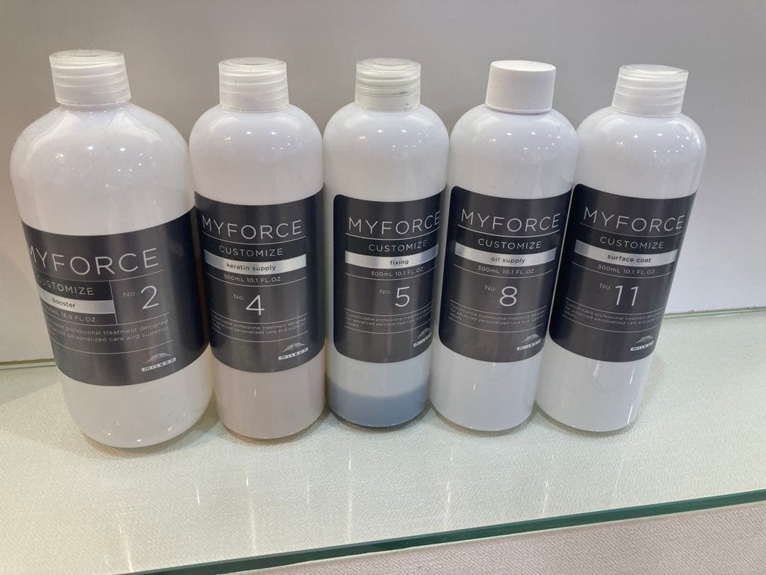 MYFORCE カスタマイズ トリートメント 9本セット