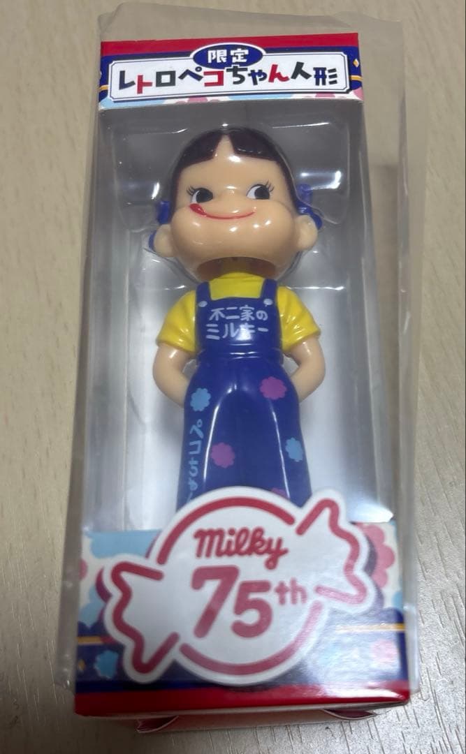 2026不二家　福袋　75周年レトロペコちゃん人形セット