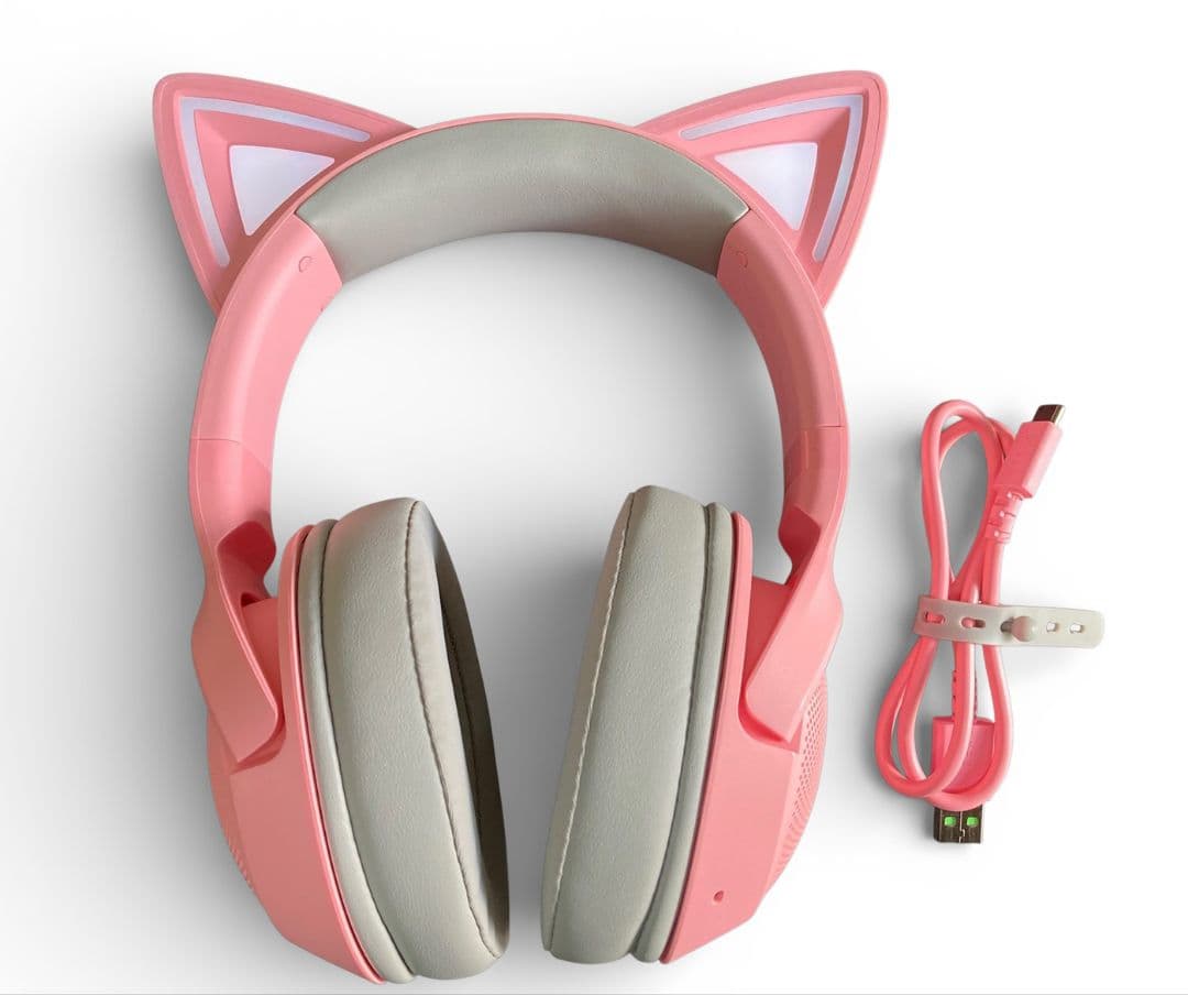ヘッドホン Razer Kraken Kitty V2 BT Quartz Pink