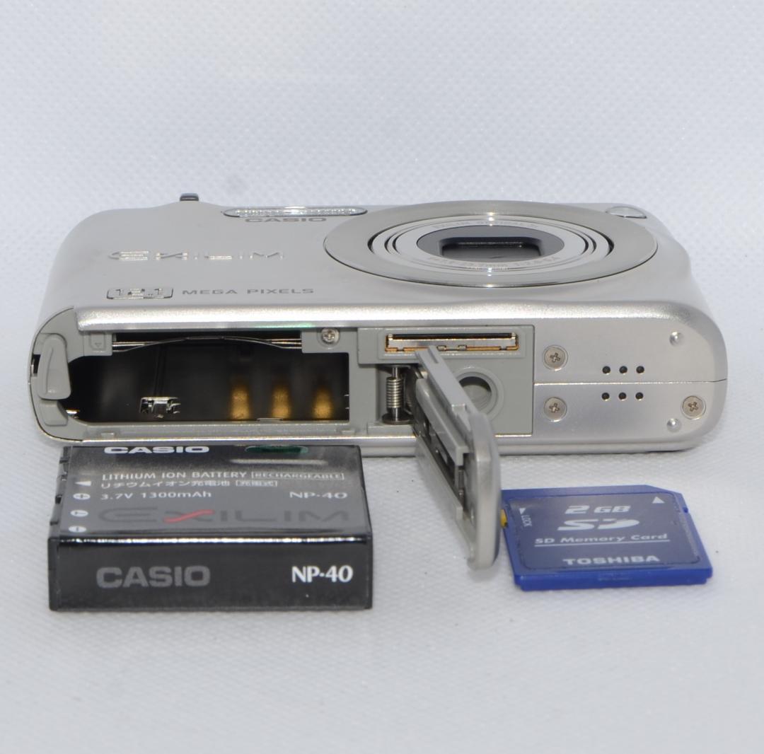 【良品】CASIO カシオ EXILIM EX-Z1200 シルバー 動作確認済