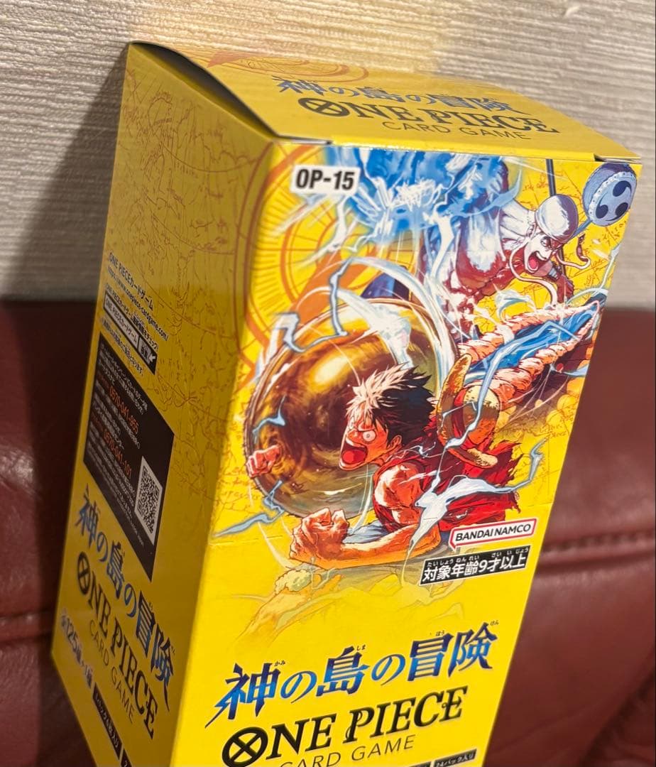 ワンピースカード　神の島の冒険　BOX テープカット
