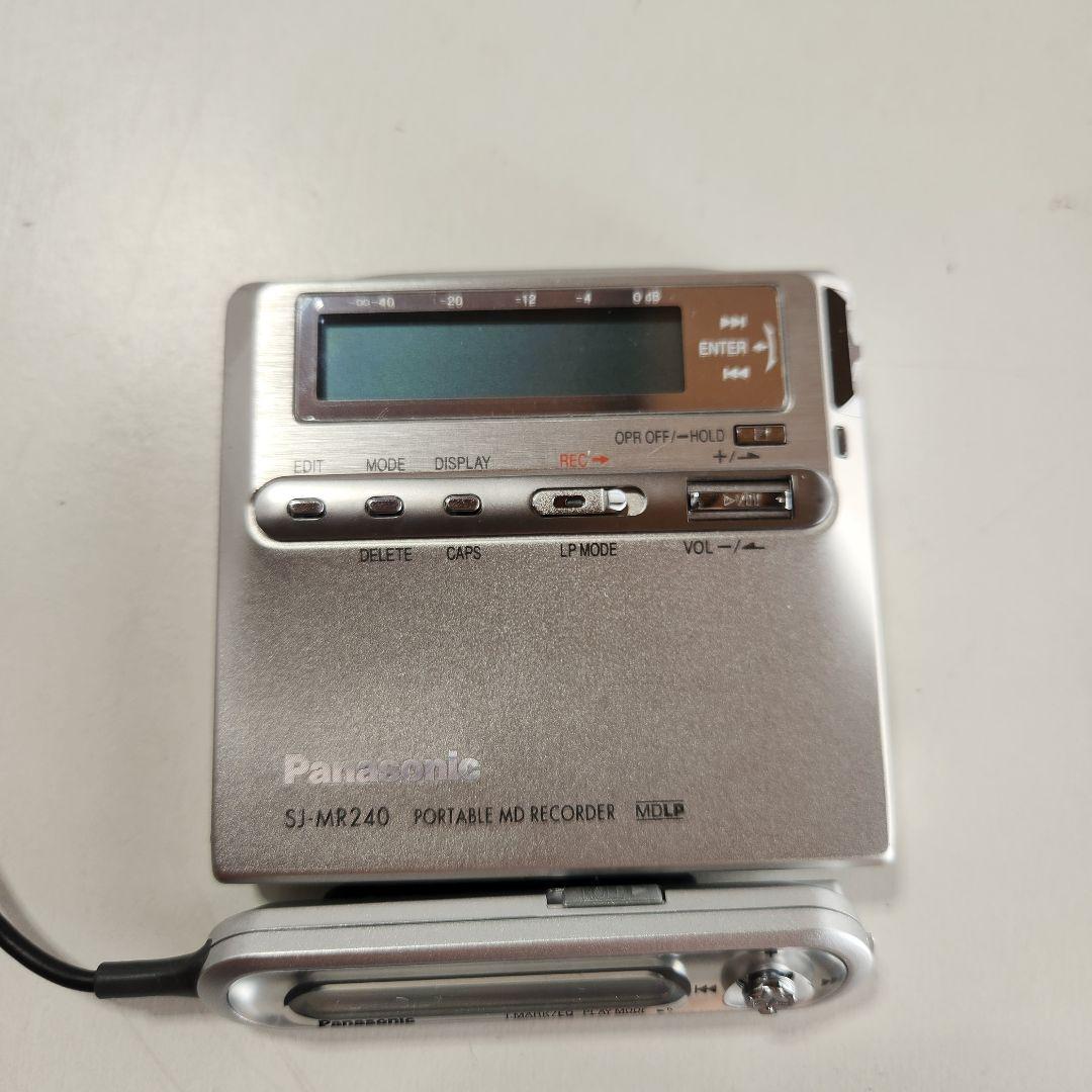 Panasonic ポータブルMDプレイヤー SJ-MR240 ジャンク品