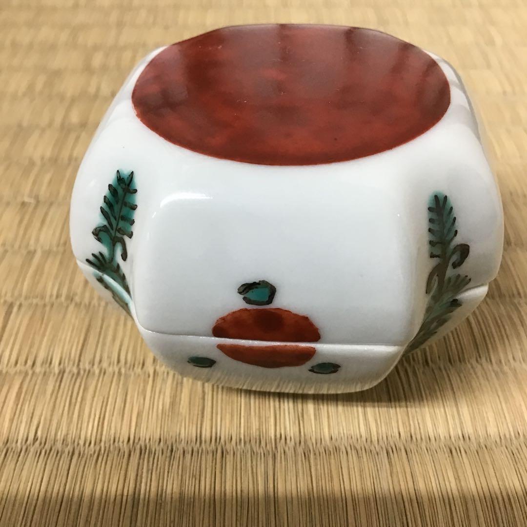 茶道具　香合　味渓窯　永寿作　共箱　S144KG
