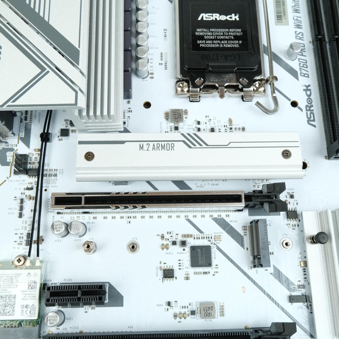 マザーボード ASRock B760 Pro RS WiFi White 1700 ATX