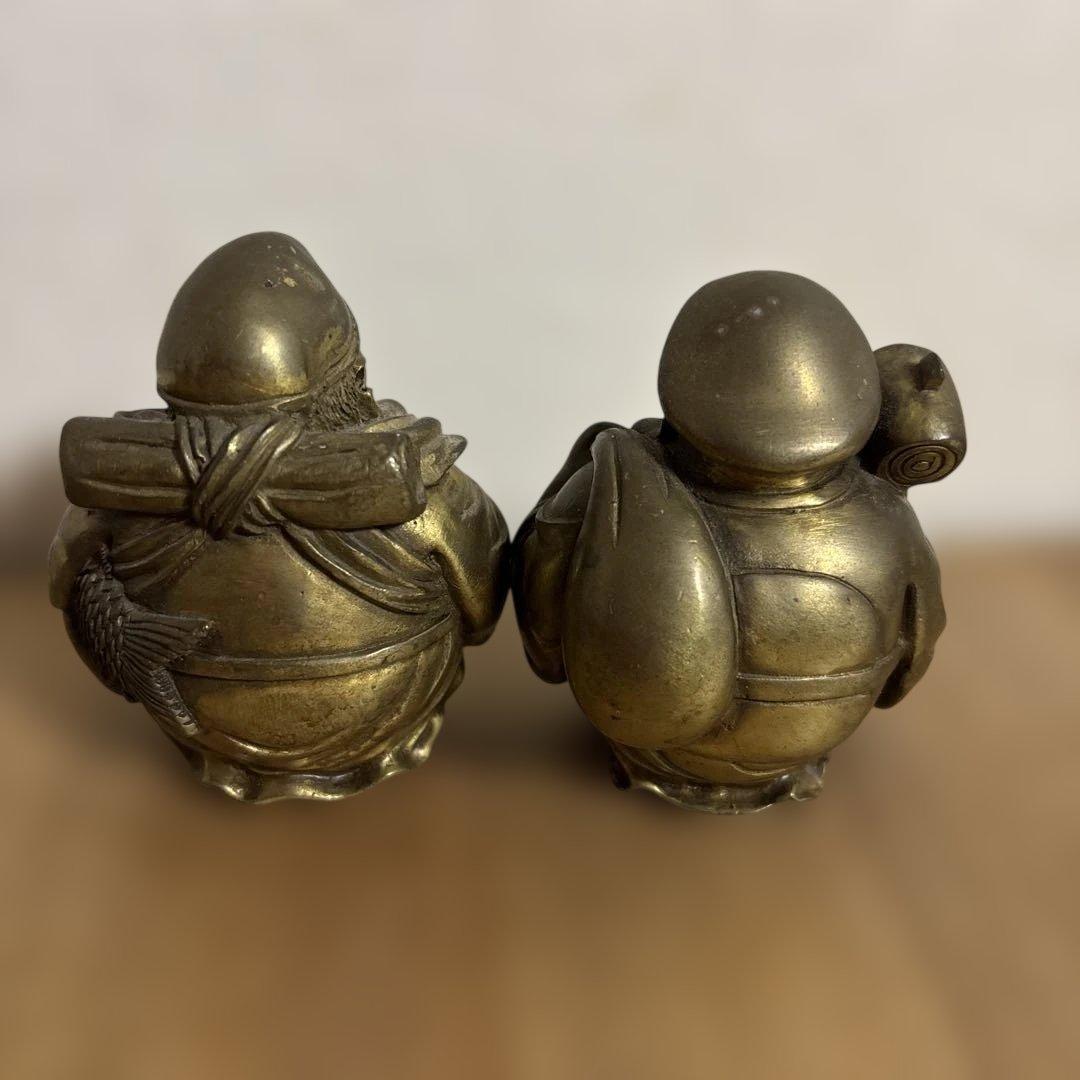 大黒様　布袋様　セット　縁起物　七福神　招福　工芸品　福徳