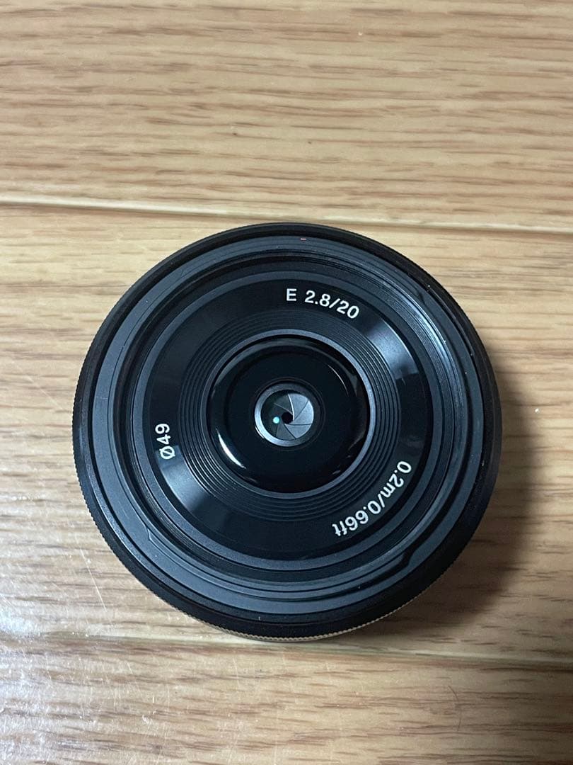 SONY E 20mm F2.8 SEL20F28 単焦点 パンケーキ　APSC