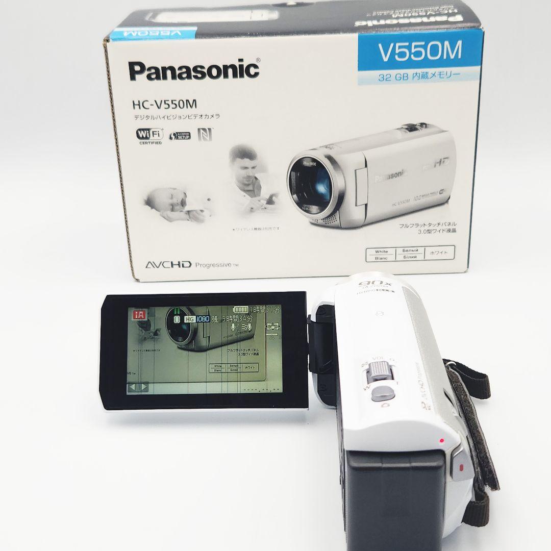 Panasonic HC-V550M Wi-Fi搭載 フルHDビデオカメラ