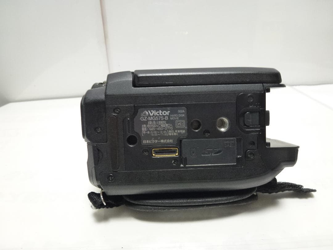 希少　大人気　JVC ビクターエブリオ ビデオカメラ GZ-MG575-B動作品