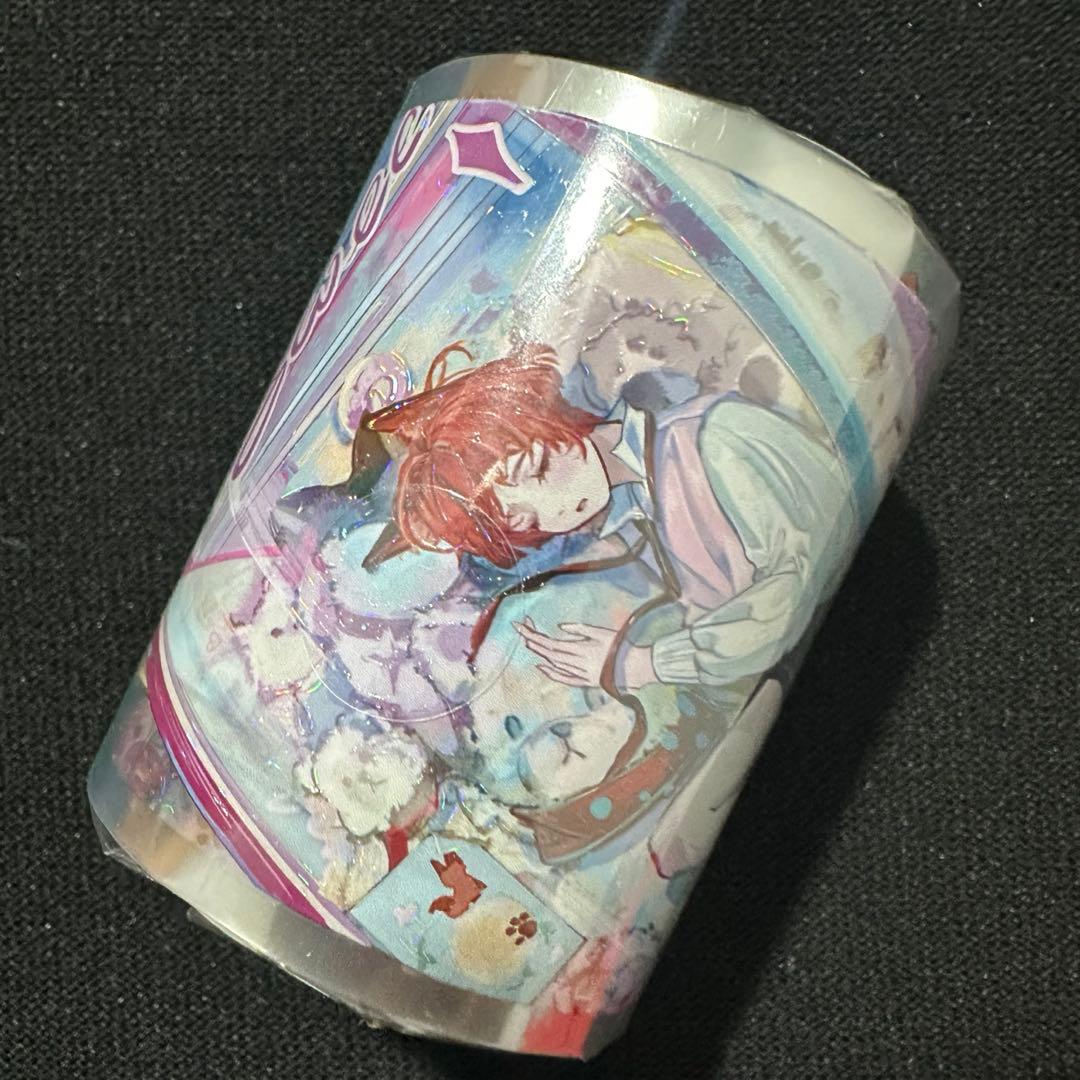 【9755】海外　マステ　3/5/巻　貝殻光マスキングテープ　狐　人物系
