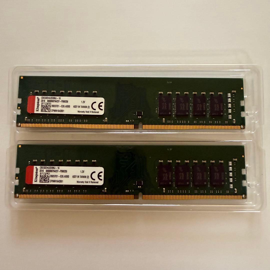 Kingston DDR4 32GB（16GB×2）