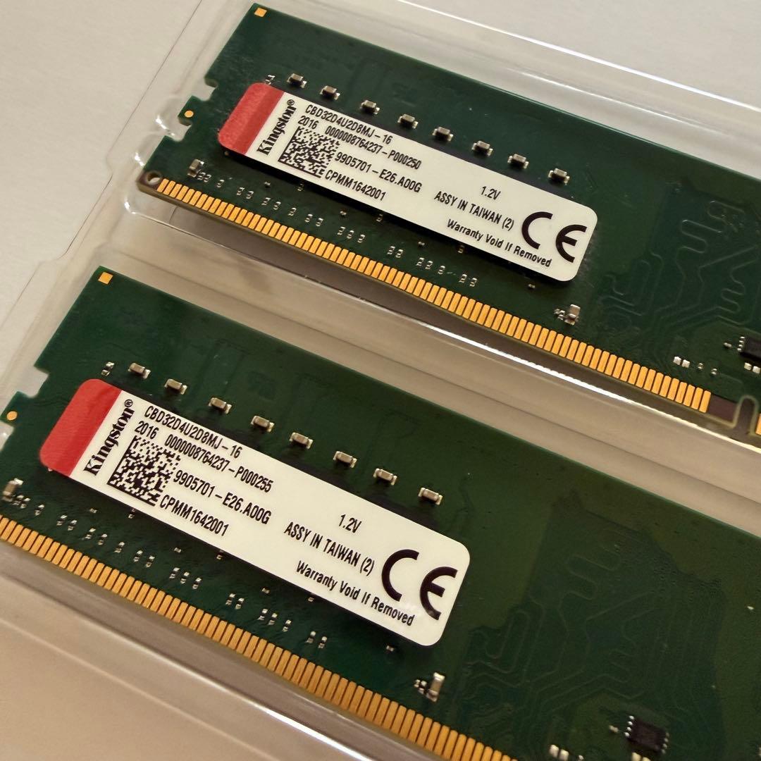 Kingston DDR4 32GB（16GB×2）