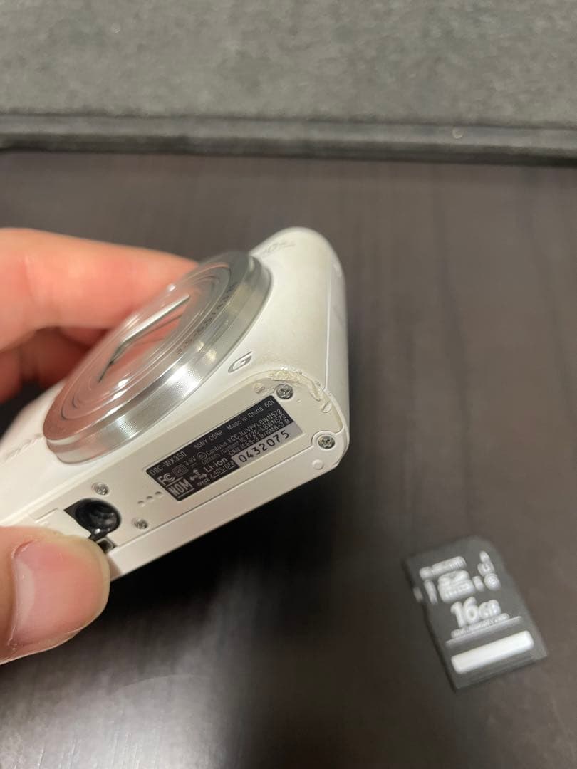 現状品 ソニー デジタルカメラ サイバーショット DSC-WX350 ホワイト