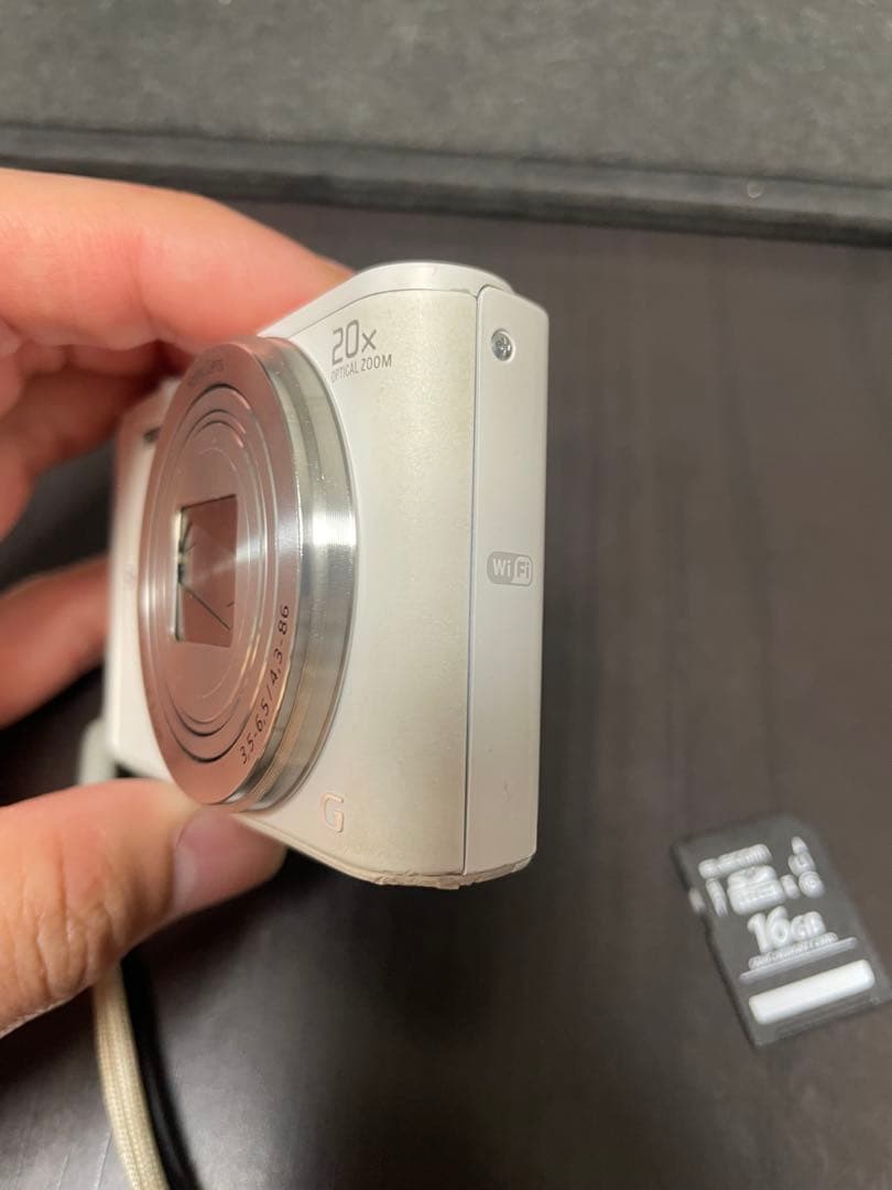 現状品 ソニー デジタルカメラ サイバーショット DSC-WX350 ホワイト