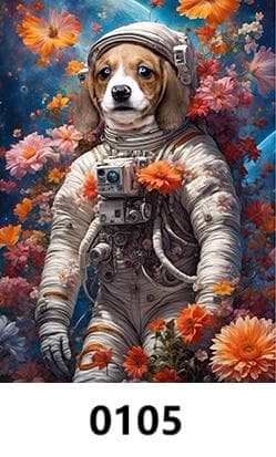 画集6 - ペット似顔絵アートオーダーメイド、サプライズギフト、インテリア装飾