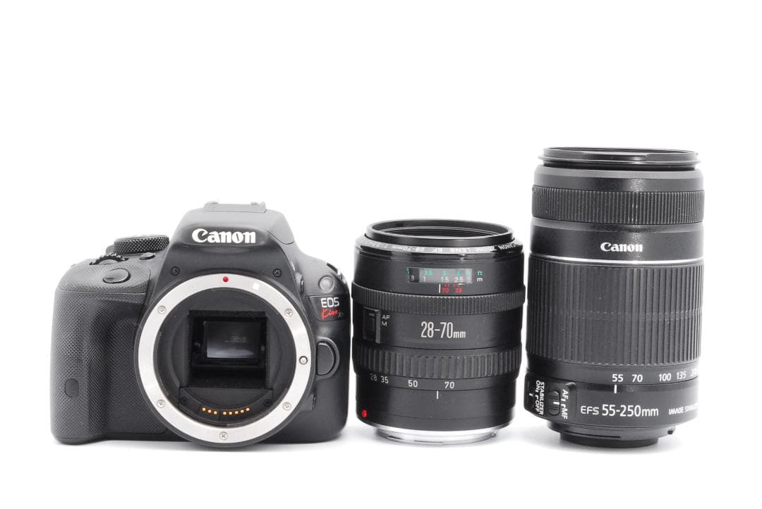 Canon Kiss X7 ダブルレンズ 美品 初心者 Wi-Fi SD対応