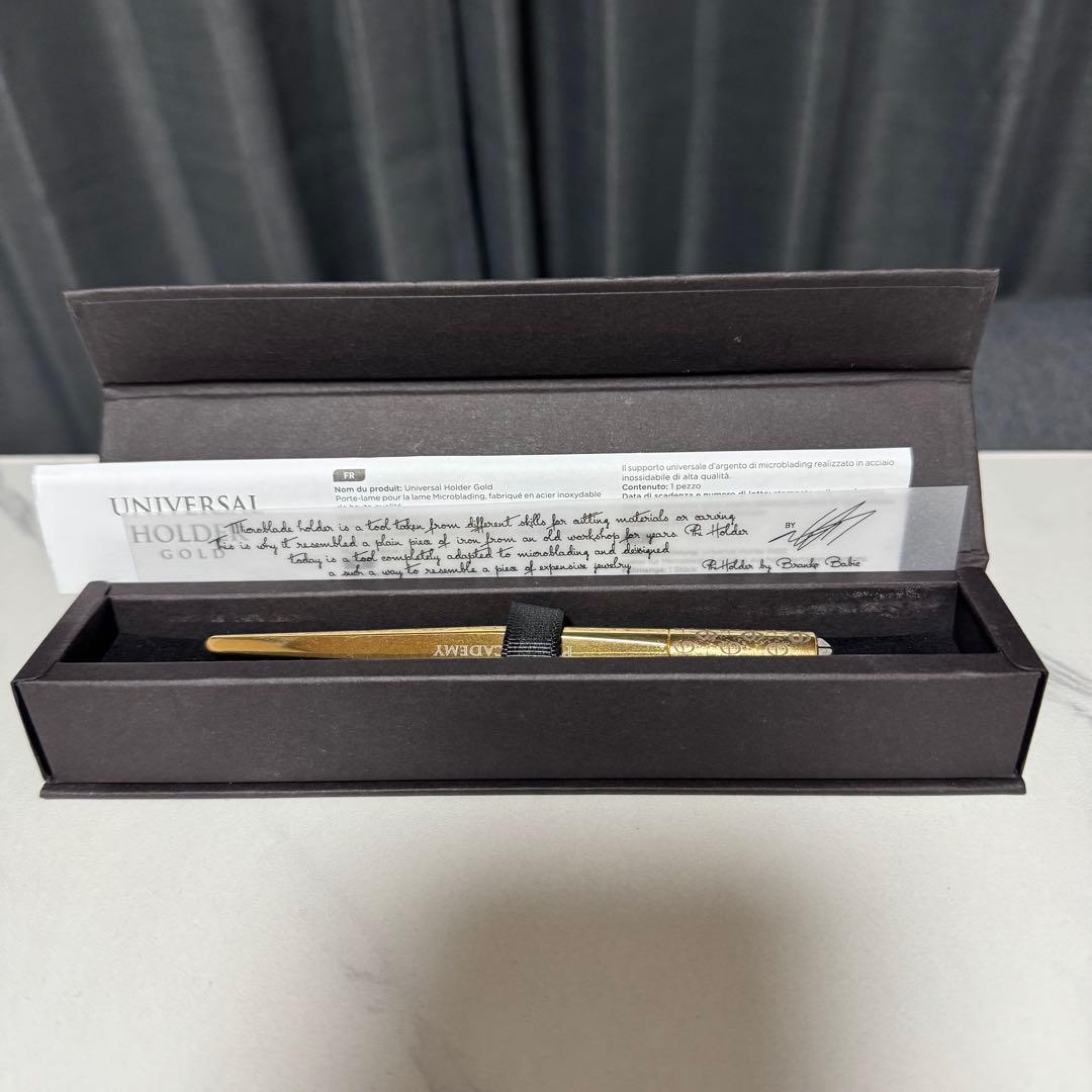 PHIBROWS | ユニバーサルホルダー ゴールド 未使用