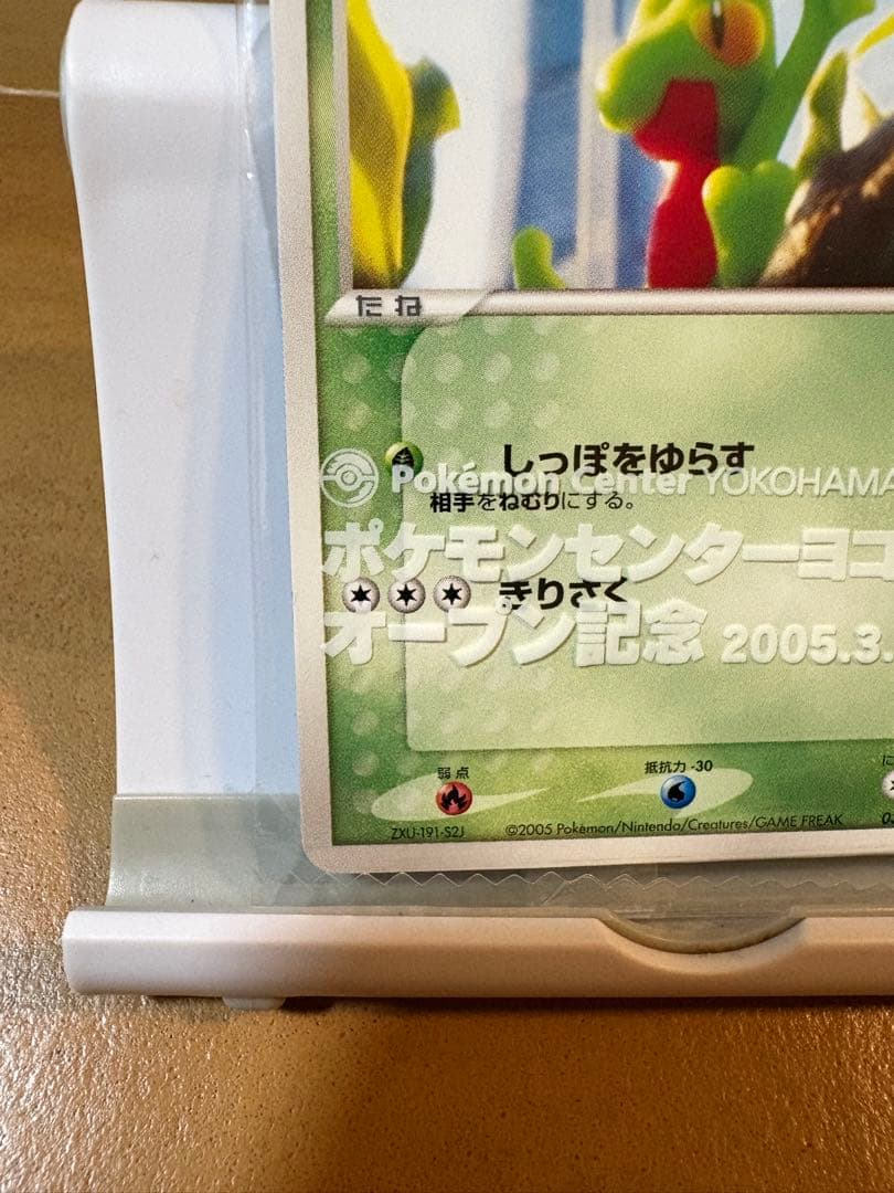 ポケモンカード　キモリ ポケモンセンターヨコハマプロモカード 037/PCG-P