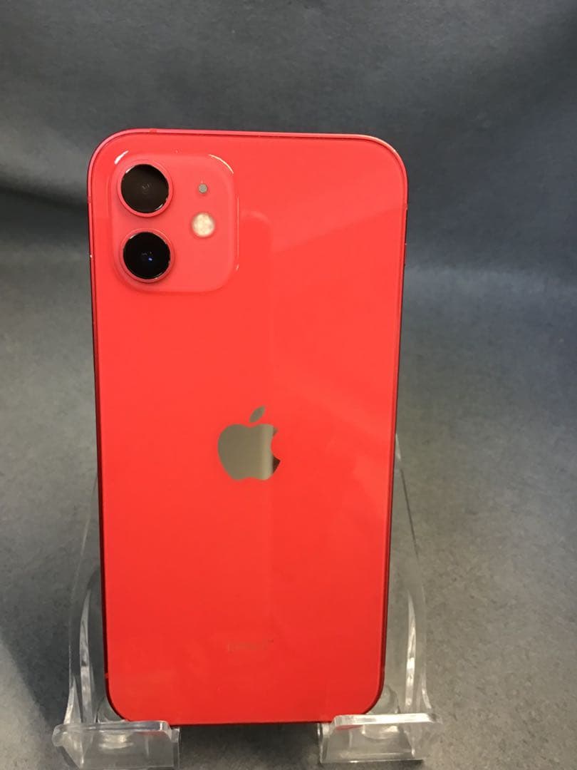 美品　国内版　SIMフリー　iPhone12 128GB レッド色