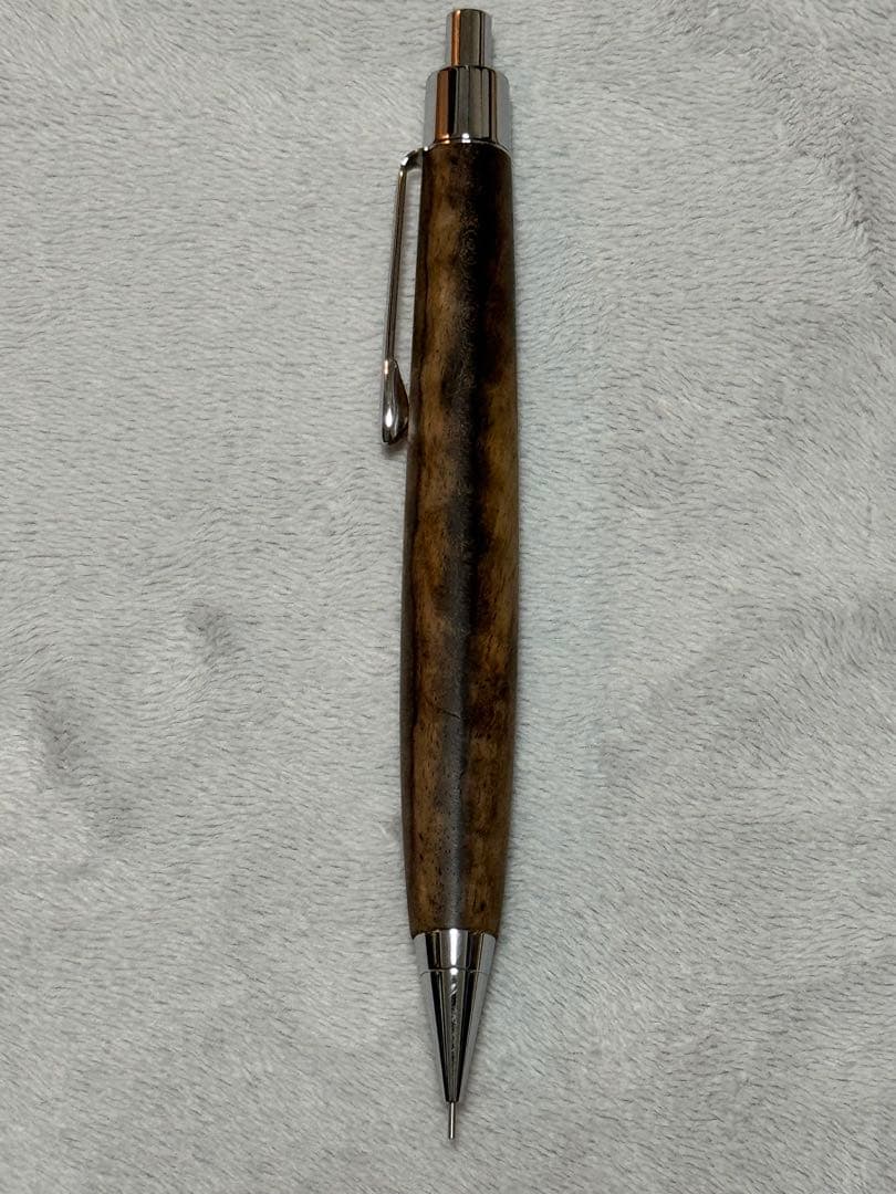クラフトエー 黒柿 シャープペンシル 木軸 CraftA 新型 0.5mm