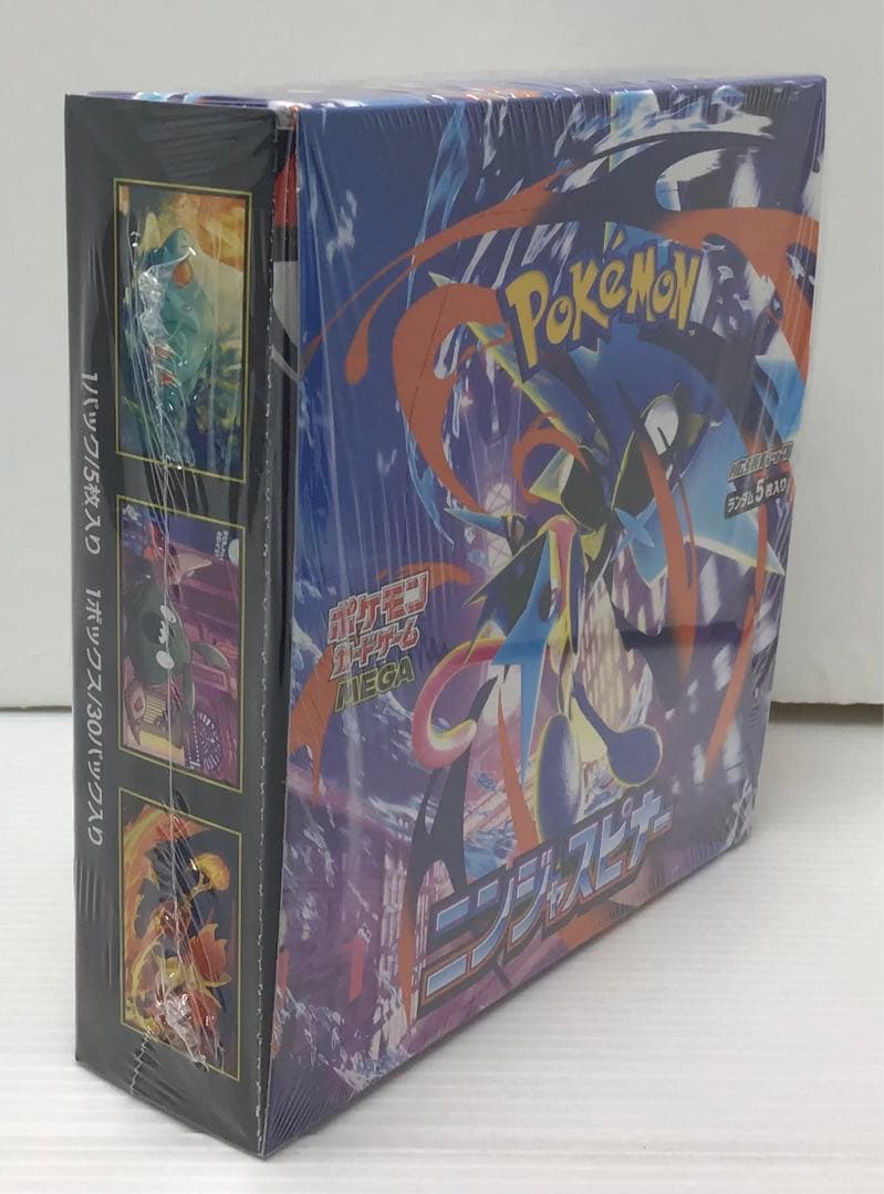 【新品未開封品】ポケモンカードゲーム ニンジャスピナー ①BOX シュリンク付き