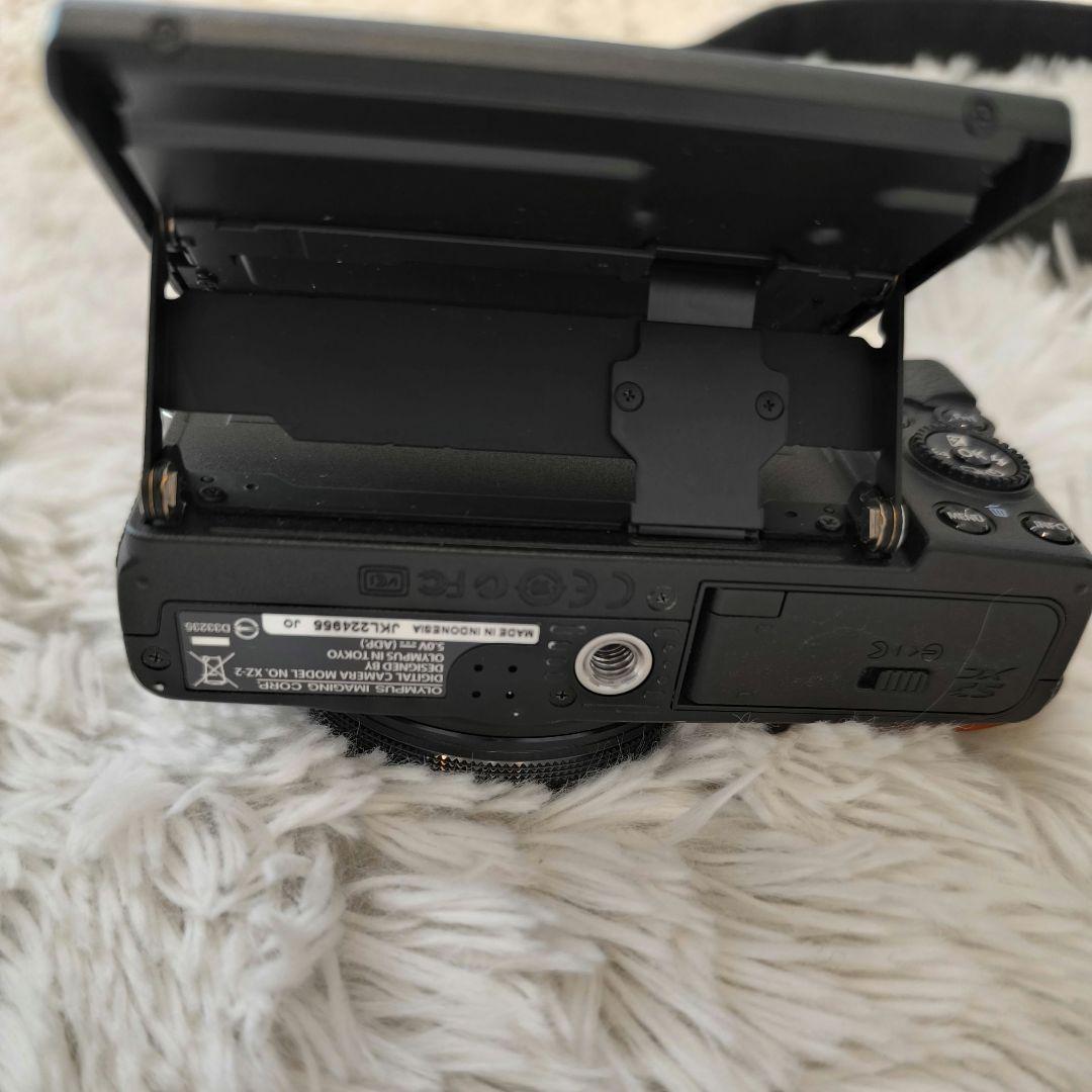 OLYMPUS XZ-2 ブラック 自動開閉レンズキャップ 元箱 取扱説明書