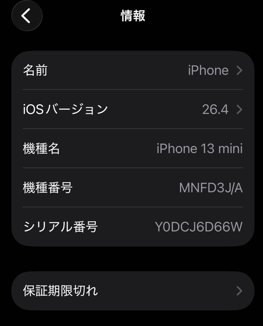 美品　Apple iPhone 13 mini 256GB 本体 グリーン