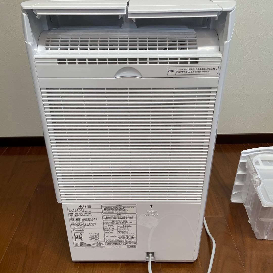 Panasonic 衣類乾燥除湿機　ハイブリッド方式　ホワイト　2023年製
