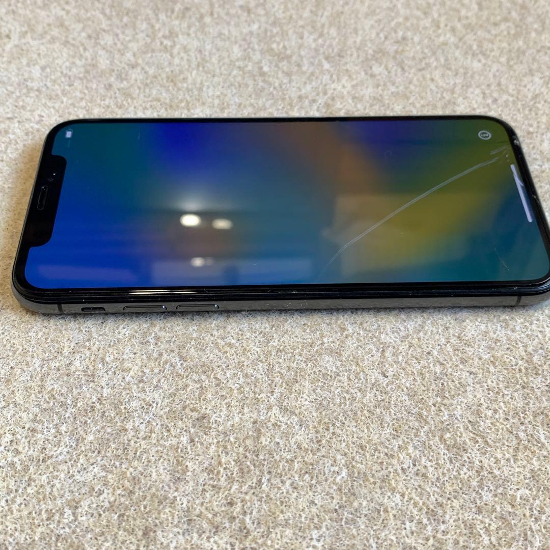 iPhone ブラック 画面傷あり