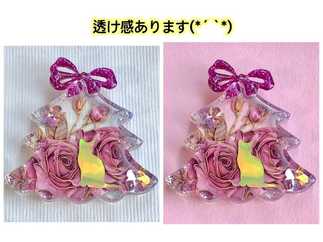 同梱100円引❤️No.2596 レジン ヘアゴム ♡ 猫 ネコ ねこ ♡
