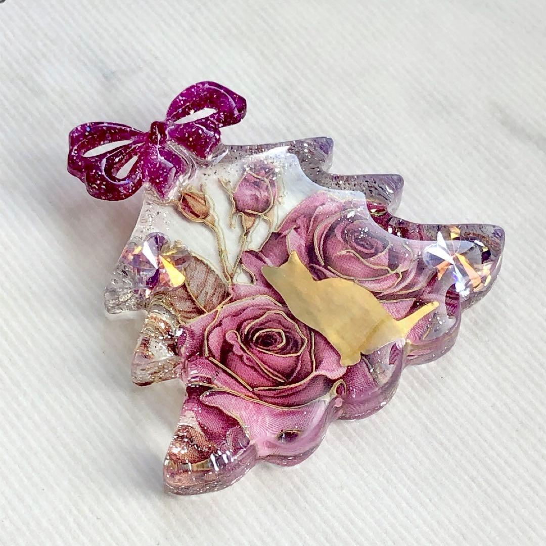 同梱100円引❤️No.2596 レジン ヘアゴム ♡ 猫 ネコ ねこ ♡
