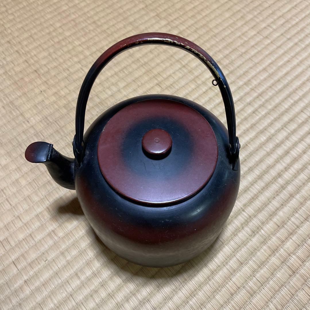 茶道具 腰黒薬罐 利休型 一政堂