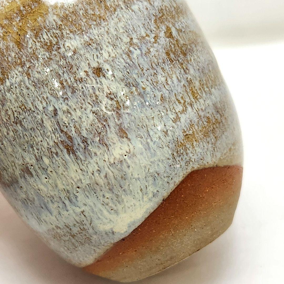 Y3483-7 茶道具 赤膚焼 古瀬尭三作 茶入 共箱・仕覆　　#13