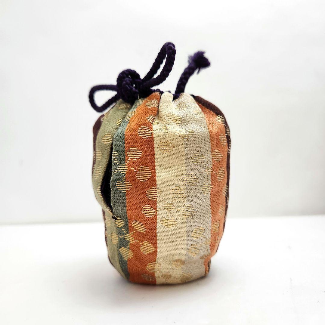 Y3483-7 茶道具 赤膚焼 古瀬尭三作 茶入 共箱・仕覆　　#13