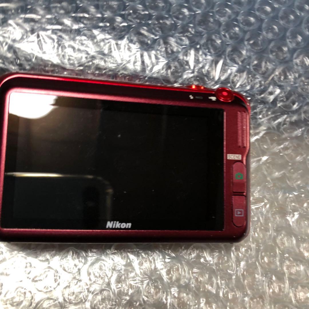 1090 ジャンク Nikon ニコン COOLPIX S6400 赤 レッド