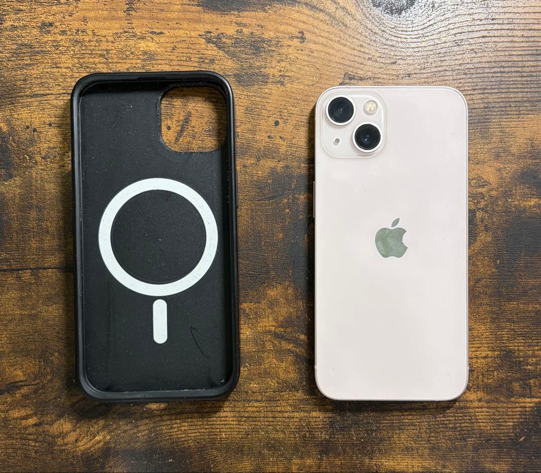 iPhone 13 ピンク 128 GB SIMフリー ケース付属