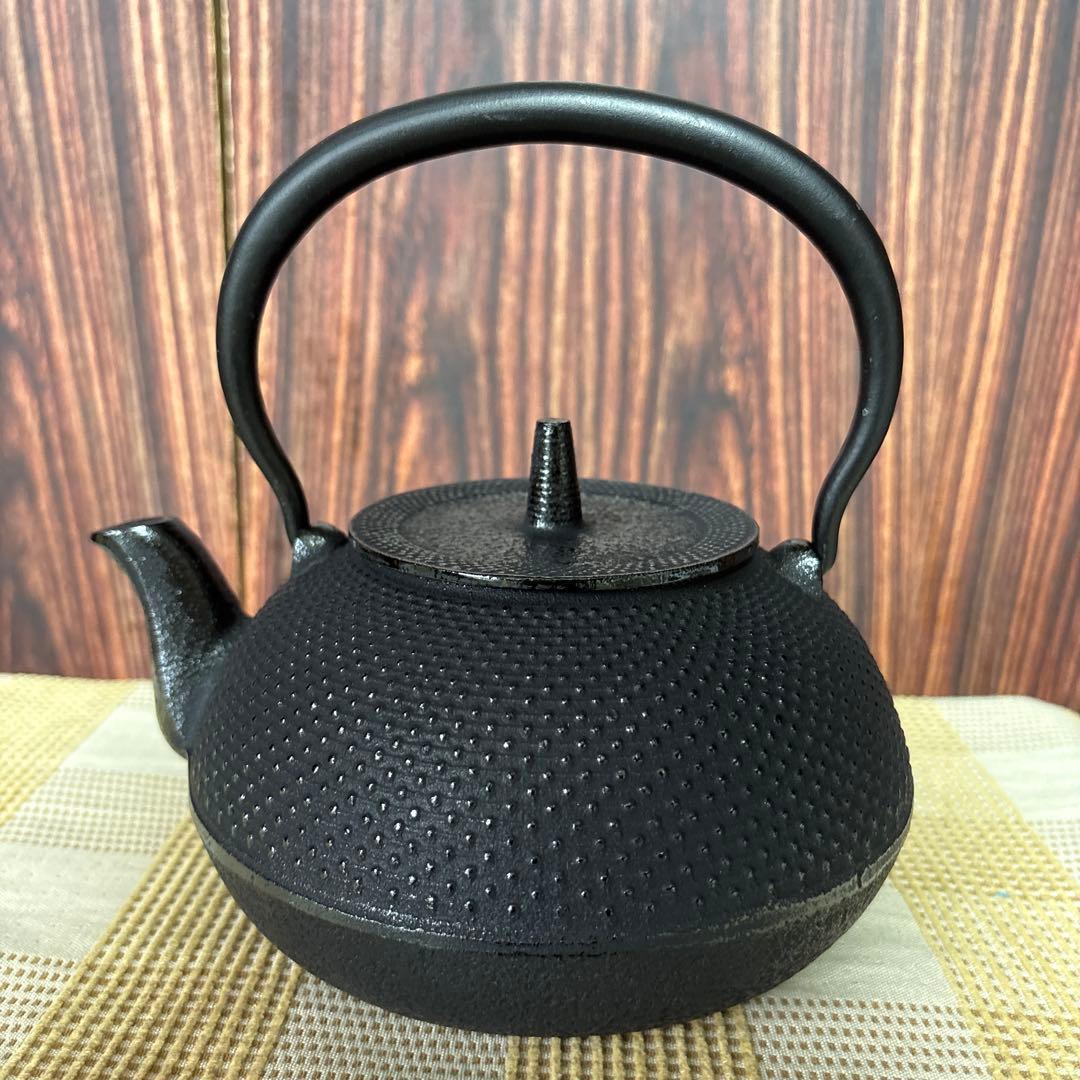 南部鉄瓶　新丸アラレ　日本製　1.2L