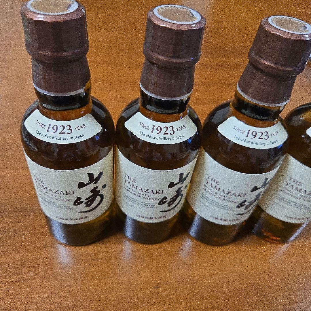 サントリー 山崎 シングルモルト ジャパニーズウイスキー 180ml 4本セット