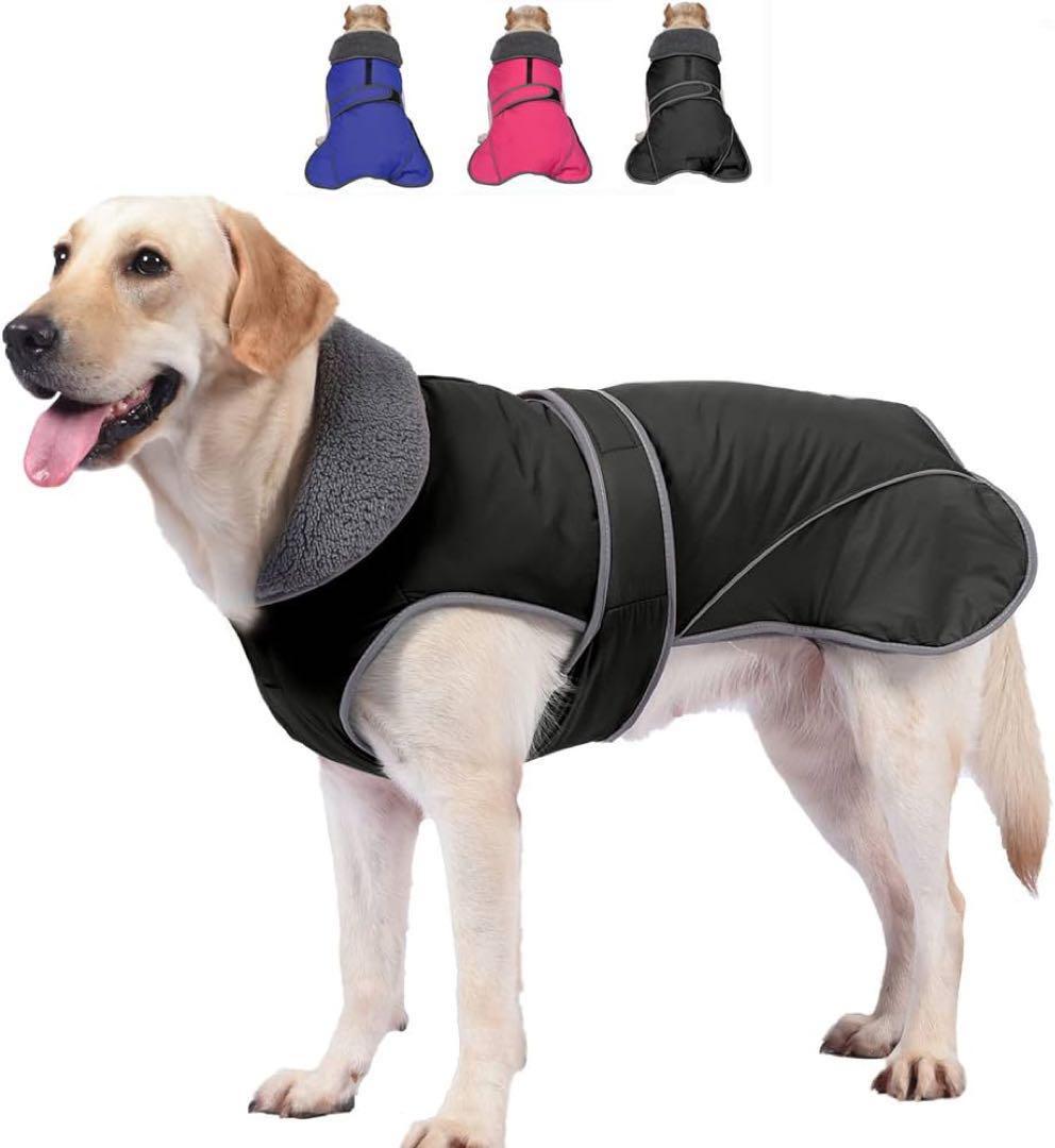 Tinsin 犬 服 ウエスト調節可能 中型犬大型犬 ハイネック 腹部を保護