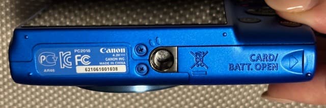 【動作確認済】Canon キャノン IXY90F PC2018 ブルー