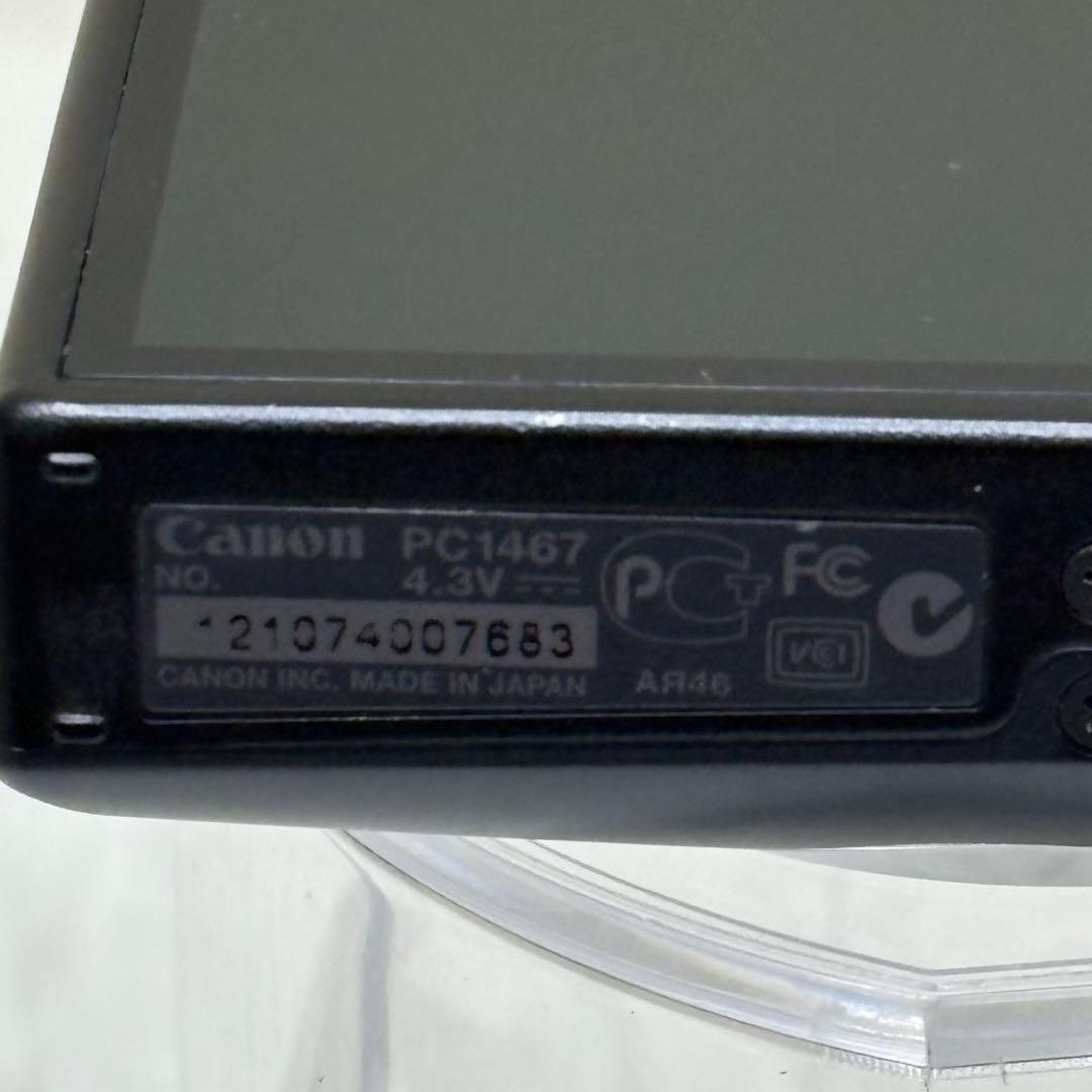 Canon カメラ　IXY 10S PC1467 充電器　ブラック　コンデジ