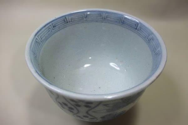 蔵出 初 明治期 伊万里 染付け 蕎麦チョコ 10客 骨董