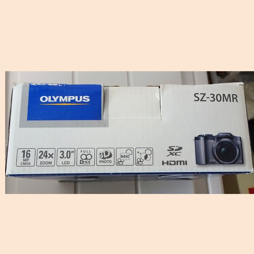 極美品 OLYMPUS SZ-30MR 光学24倍ズーム 予備電池5個付完動品